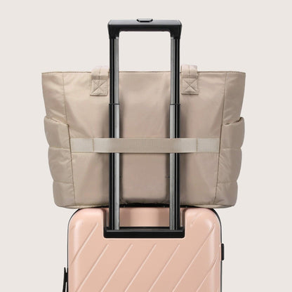 BAGSMART Puffy tote bag