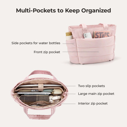 BAGSMART Puffy tote bag