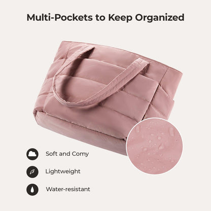 BAGSMART Puffy tote bag